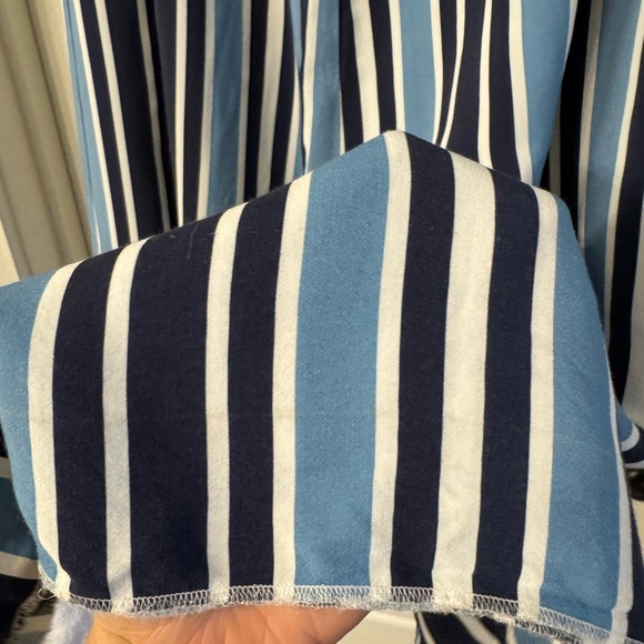 Plenty by Tracy Reese Blue Striped Pants - Picture 4 of 6